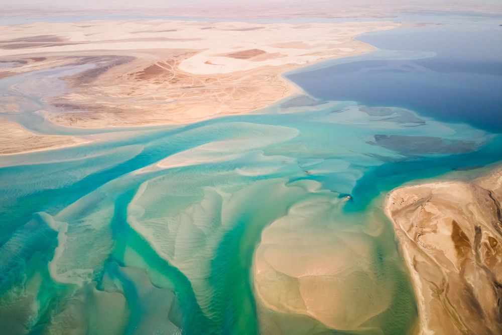 Duny kolem Inland Sea Duny kolem Inland Sea