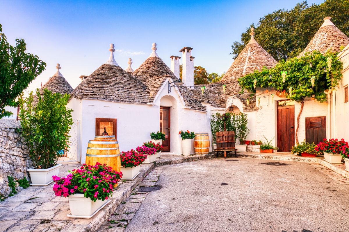 Domečky trulli, Alberobello