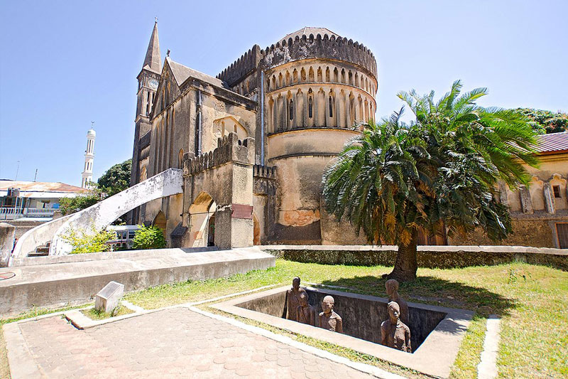 Zanzibar, památník otrokům