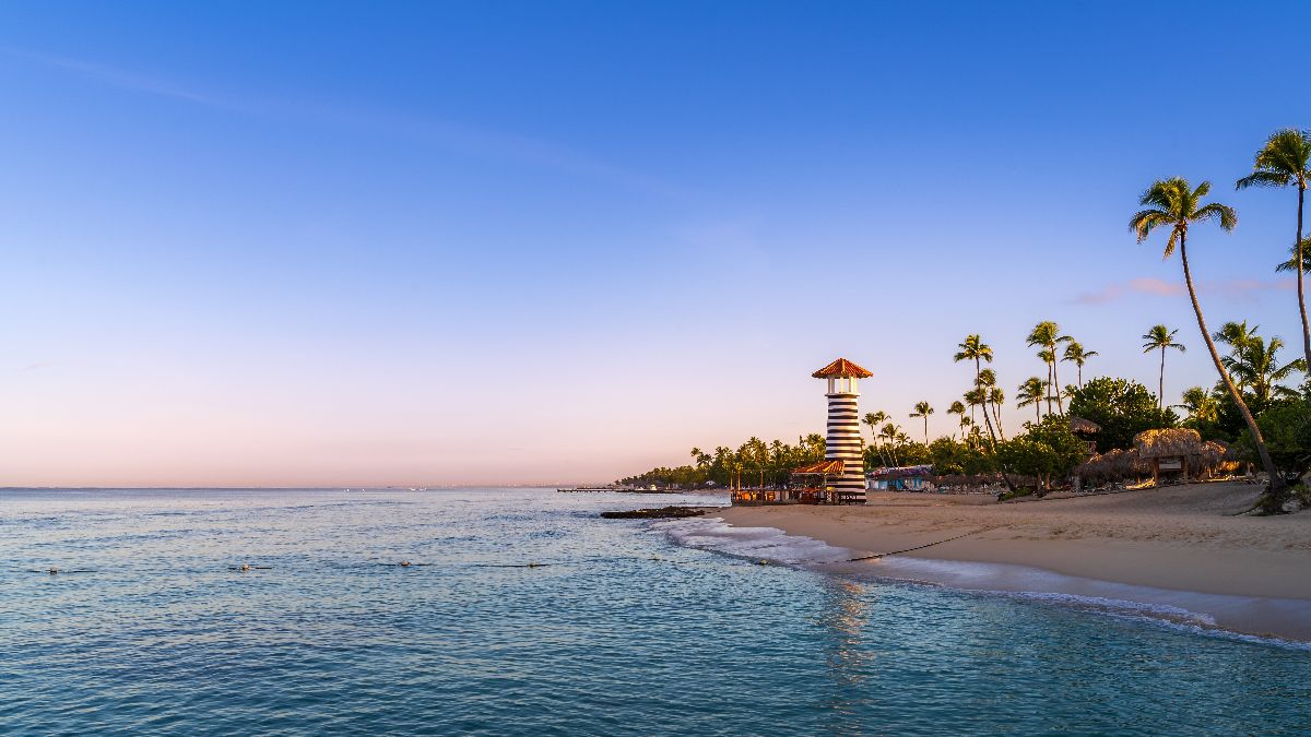 Pláž Bayahibe v Dominikánské republice Pláž Bayahibe v Dominikánské republice