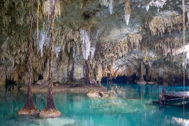 Mexiko, cenote Sac Actún