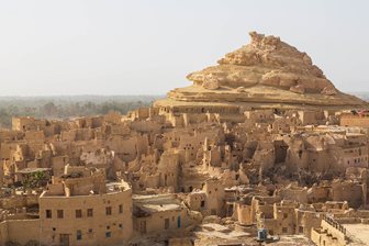 Ruiny pevnosti Shali, oáza Siwa, Egypt