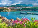 Porto Cervo, výhled na přístav Porto Cervo, výhled na přístav