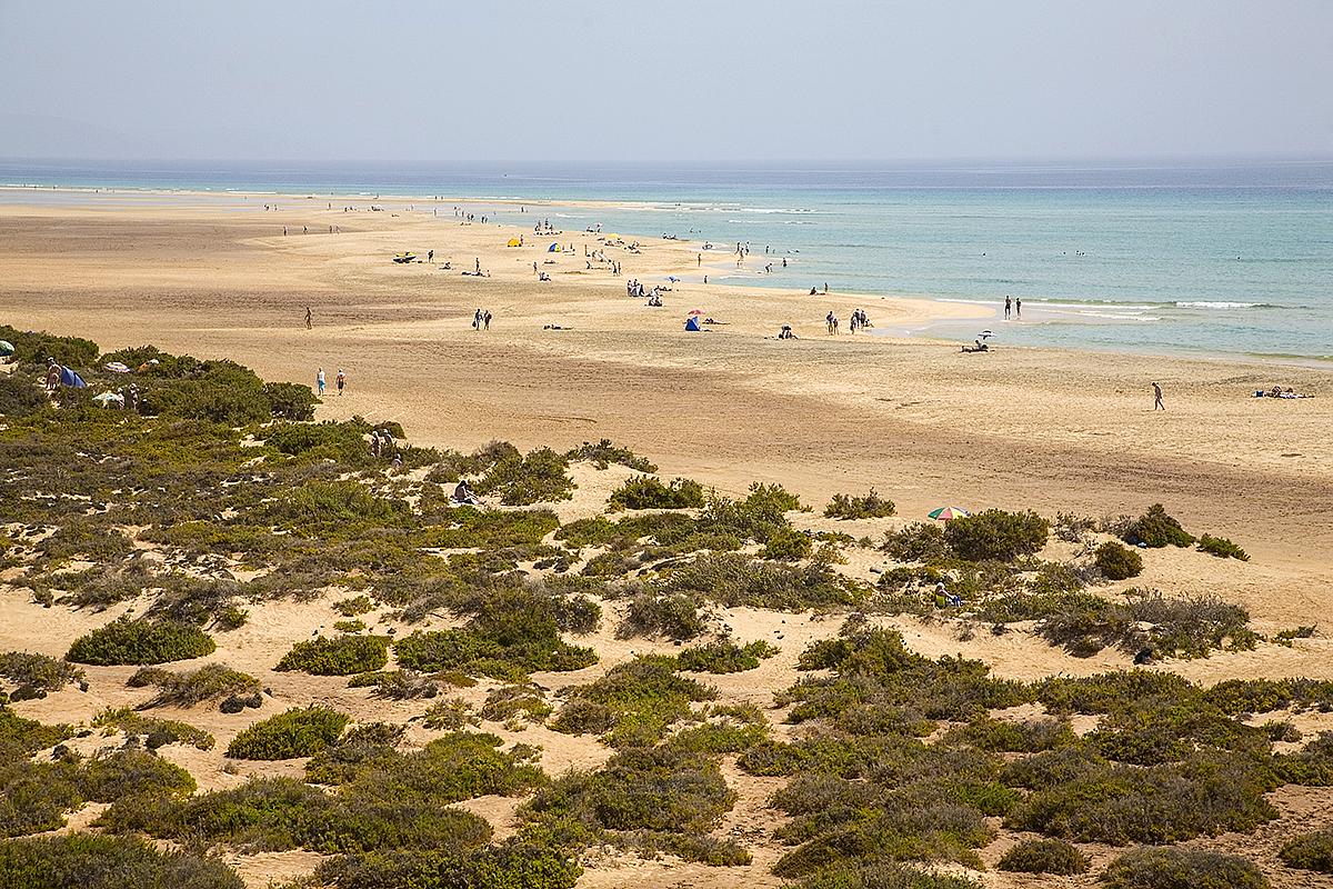 Playa de Jandía, atlantské pobřeží